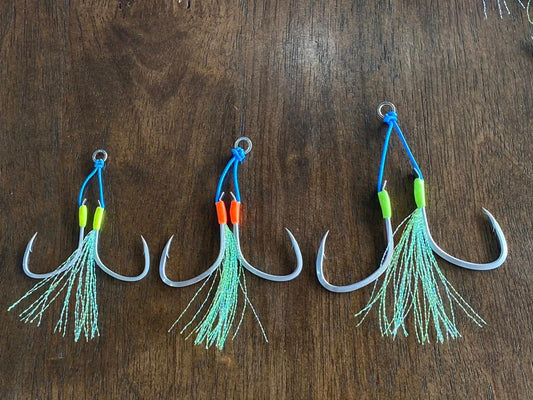 Assist Hook Light Jigging VS 5207 NP Sike (2sets per pack)