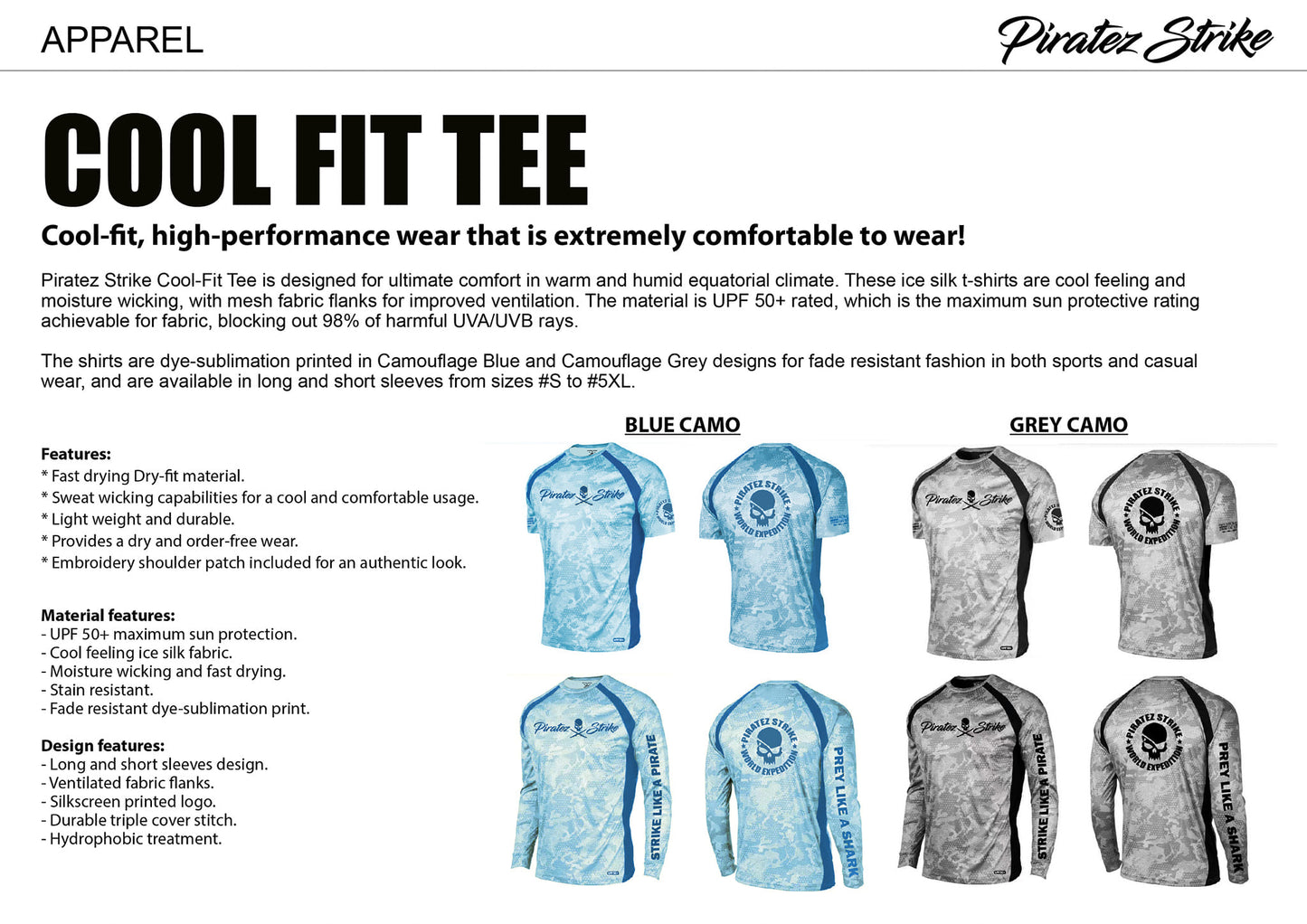 Piratez Strike - Cool Fit Tee