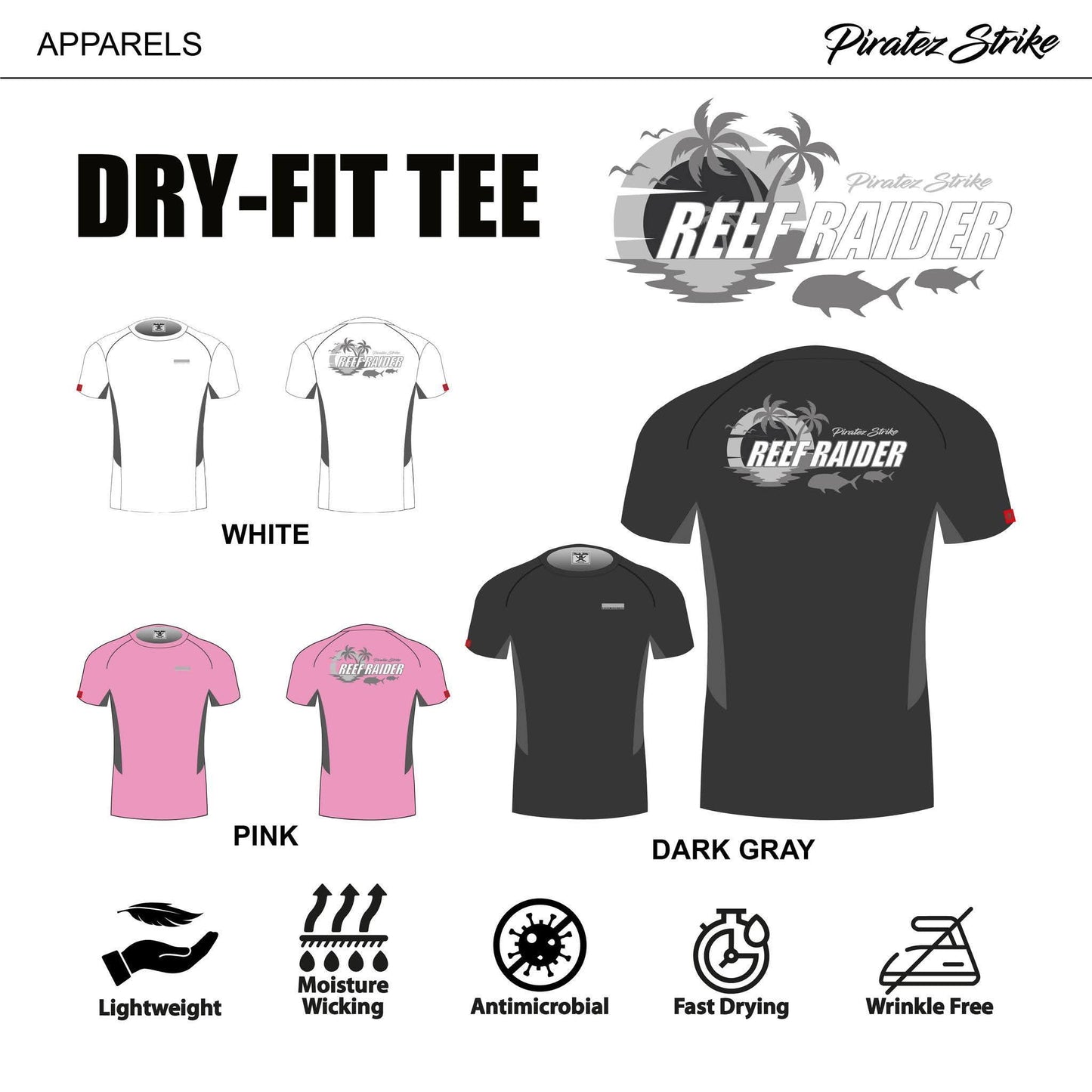 Piratez Strike - Dry Fit Tee Reef Raider