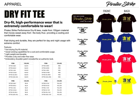 Piratez Strike - Dry Fit Tee