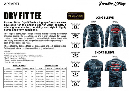 Piratez Strike - Dry Fit Tee Special Camo