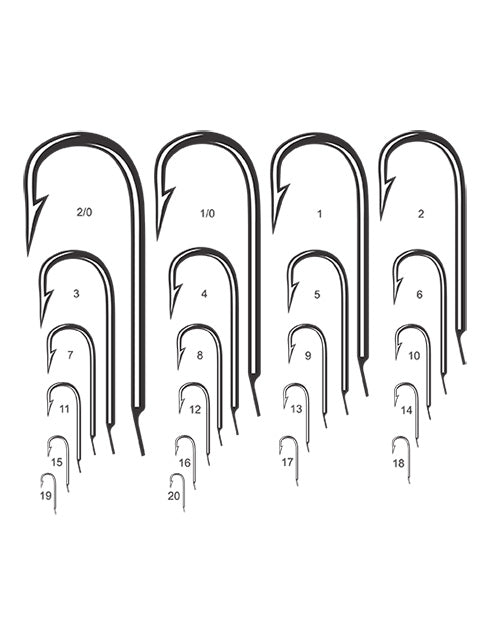 VIAADI HOOK 1962 ROUND BENT SEA HOOK