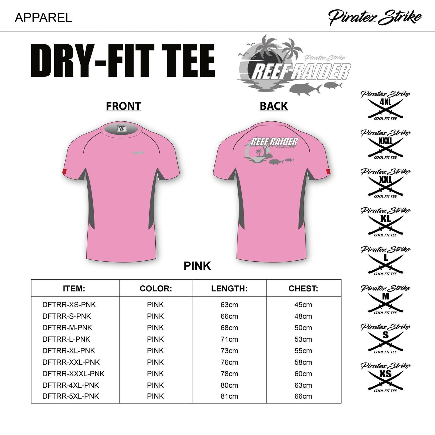 Piratez Strike - Dry Fit Tee Reef Raider