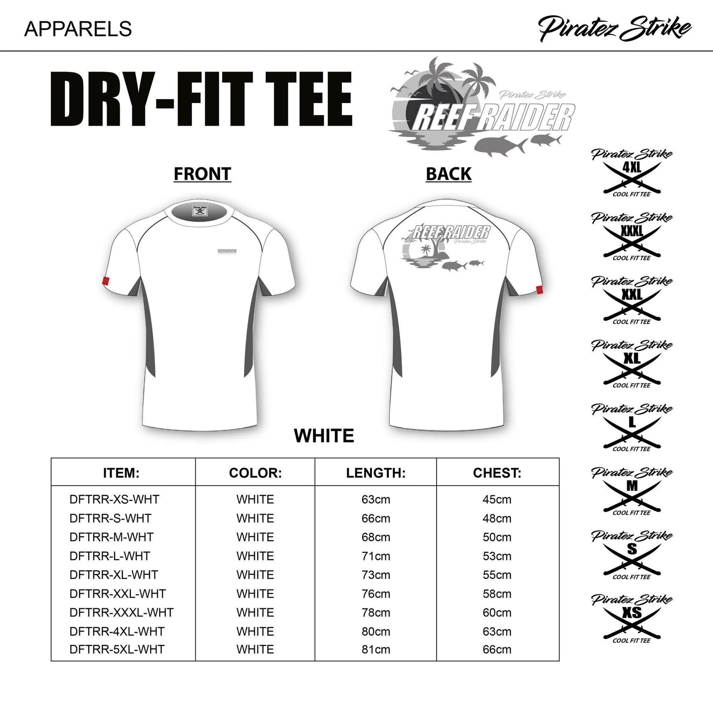 Piratez Strike - Dry Fit Tee Reef Raider