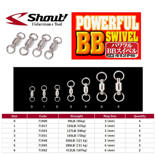 SHOUT BB SWIVELS